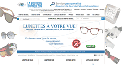Desktop Screenshot of laboutiquedoptique.com